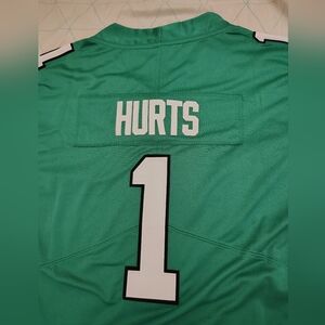 NEW Philadelphia Eagles #1 Jalen Hurts kelly green jersey men's medium